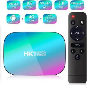 Box Amlogic S905X3 Smart Android 9.0 TV BOX 4GB RAM 32GB 64GB 128GB ROM 2.4G 5G wifi Bluetooth 4K UHD Set Top Box vs H96 MAX