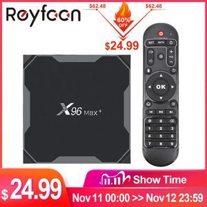 TV Box Android 9.0 X96 Max Plus 4GB 64GB 32GB Amlogic S905X3 Quad Core 5.8GHz Wifi 1000M 4K 60fps Set Media Player x96max