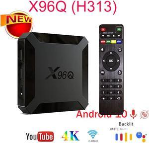 10 X96Q TV Box 2GB 16GB Allwinner H313 Quad Core 4K 2.4G Wifi Netflix Youtube  10 Set Top Box Media Player