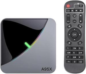 F3 AIR Smart TV Box Android 9.0 8K Decoding UHD 4K 75fps Media Player RGB Light Amlogic S905X3 4GB/64GB 2.4G/5G WiFi