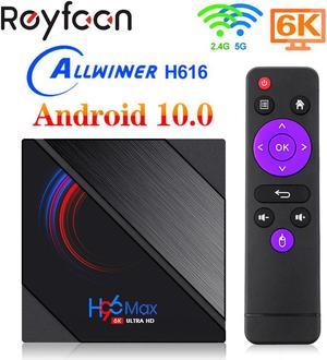 2020 H96 Max H616 Smart TV Box Android 10 4GB RAM 64GB ROM 1080p 4K 60fps Bluetooth GooglePlay Store Youtube H96Max Media Player