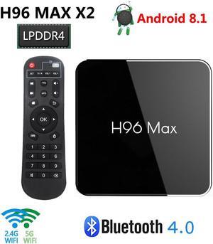 MAX X2 Android 8.1 TV Box DDR4 4GB RAM 64GB ROM Amlogic S905X2 Quad Core Smart Box 2.4G 5G WiFi Bluetooth 4K HD Media Player
