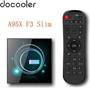 Smart TV Box Android 9.0  F3 Slim Amlogic S905X3 Quad core 4GB 64GB 8K HD 2.4/5.0G WiFi Google Media Player Android TV Box