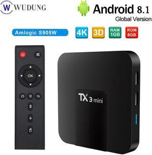 Top Box TX3 MiNi Android 81 Smart TV Box 2GB 16GB Amlogic S905W Quad Core DDR3 H265 4K HD WiFi 1GB 8GB Top Box PK TX9S