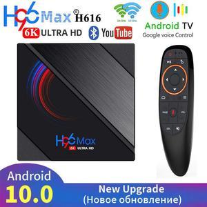 Max Tv Box Android 10.0 Allwinner H616 4GB 32GB 64GB  6K HD 2.4G5G WiFi Media Player MAX Smart Android Tv Box Set Top Box