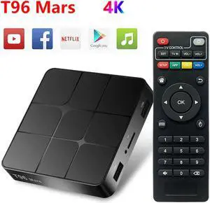 Mars Android TV Box Android 7.1 with Amlogic S905W Quad Core CPU BT2.1 1GB/2GB RAM 8GB/16GB ROM 2.4GHz WiFi Box TV