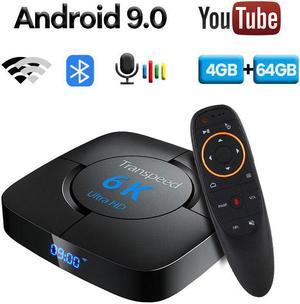 6K 3D Android 9.0 TV Box Wifi 2.4G&5.8G 4GB RAM 32G 64G Google Assistant Video TV Bluetooth TV Box Play Store Fast Set top Box