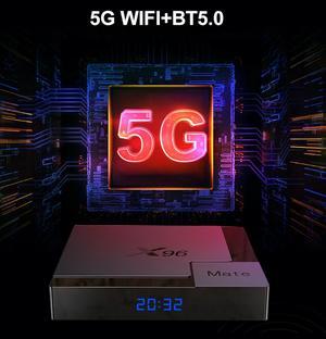 10PCS  MATE Allwinner H616 Android 10.0 TV BOX  4GB  32GB/64G BT5.0 2.4&5G Wifi 1080P 4K Media Player set top box