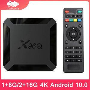 2020 Latest X96Q Smart TV Box 4k Android 10.0 Tv Box Allwinner H313 Quad Core Youtube Smart Set Top Box Media Player 1GB 8GB