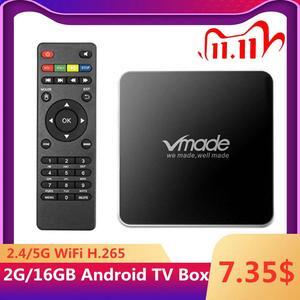 2020 Newest V96PRO Smart TV Box Android 7.0 2GB 16GB 4K H.265 Youtube Google WIFI 2.4G Media Player Mini TV Receiver Set-Top Box
