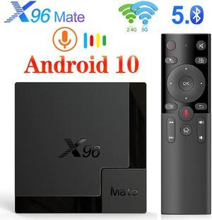 Mate TV Box Android 10 2.4G&5G Dual wifi Android 10.0 Google Voice Assistant 4K Google Player Youtube mate SetTop