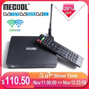 K7 Smart TV Box Android 9 9.0 DVB-T2/S2/C Amlogic S905X2 Quad Core 4GB DDR4 64GB 4K 60fps 2.4G 5G WIFI 1000M Set top box