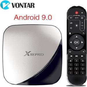 4GB 128GB X88 Pro Smart TV BOX Android 9.0 Rockchip RK3318 Quad core WIFI  Google Player X88Pro 4GB 32GB Set Top Box 2GB 16GB