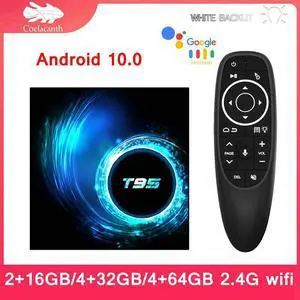 2020 T95 Smart TVBOX Android 10.0 HD6K 2.4GWIFI 4GB Allwinner H616 Android TV BOX Smart Set Top Box