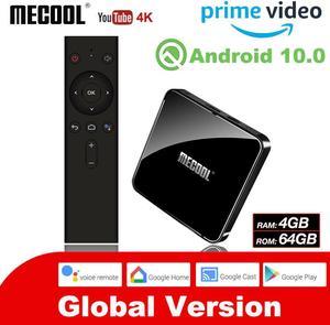 KM3 Android 10.0 Smart TV Box 4G DDR4 64G 4K HDR Google Home Play Cast Ultra HD TV Box USB 3.0 Media Player Voice Control