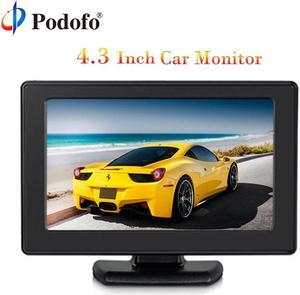 4.3" Color TFT LCD Monitor 8 High Resolution 2-Channel Video Input Display Monitor Screen For DVD VCD Security Monitor