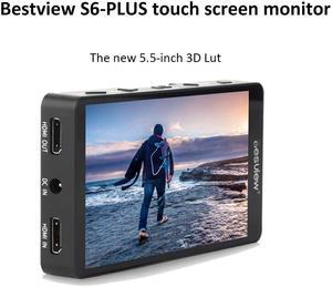 S6 Plus 4K Monitor 5.5 Inch 3D LUT Full Touch Screen Field Monitor  FHD 1080P On Dslr Camera For Caonon Nikon Sony