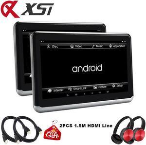 10.1 Inch Android 6.0 Car Headrest Monitor MP5 Video Player HD Touch Screen 1080P FM WIFI Bluetooth USB SD With  Output