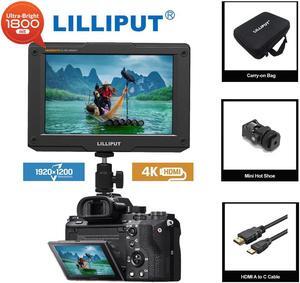 H7 NEW 7" 1800nit Sunlight Visible High Bright Field Camera Video Monitor with 4K  In And Out for Outdoor Camera