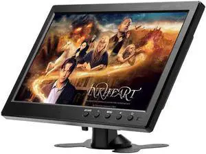 10.1 Inch Lcd High-Definition Computer Monitor Color Sn +Vga+Av Computer Interface Security Monitoring Display Eu Plug