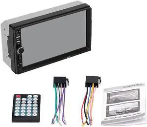 shipping 2/3 Din MP5 Player 7 Inch LCD Touch Screen Auto FM Radio Video Player Music Audio With USB Support Rear Camera new