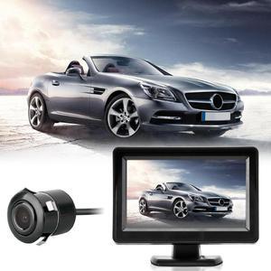 mobili Monitor con Telecamera Per la Retromarcia 4.3 pollici TFT LCD Display Dello Schermo DC 12 V-24 V
