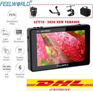 Monitor LUT7S LUT7 7 Inch 2200nits 3D LUT Touch Screen DSLR Camera Field Monitor with Waveform VectorScope with gifts