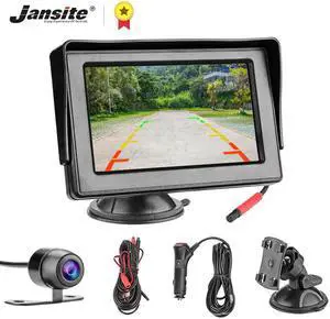 4.3" TFT LCD Car Monitor Display Cameras Reverse Camera Parking System for Car Rearview Monitors reverse image NTSC PAL