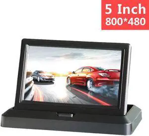 5" TFT LCD HD800*480 Screen Car Monitor Reverse Parking 5 Inch monitor with 2 video input Auto Rear View Camera