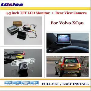 Camera For Volvo XC90 Car Parking Camera 4.3" LCD Monitor NTSC PAL Parking Rearview System
