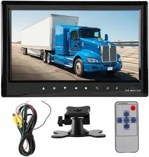 7" Digital Vehicle LCD Monitor Touch Button Rear View Display for Car Bus Harvester