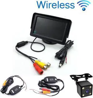 Car Styling 4.3 inch TFT LCD Screen Car Monitor Display for Rear view Reverse Backup Camera Car TV Display