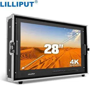 BM280-4K 28 Inch 3840*2160 Broadcast Monitor 3G SDI 4K Ultra HD Monitor SDI  TALLY Director Monitor