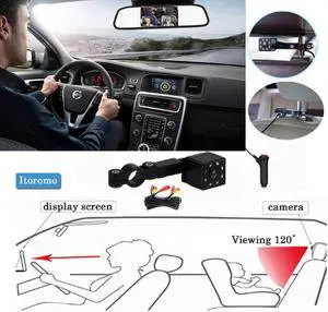 Adjustable Baby Car Mirror Car Back Seat Safety View Rear Ward Facing Car Interior Baby Kids Monitor Reverse Safety Seats Mirror
