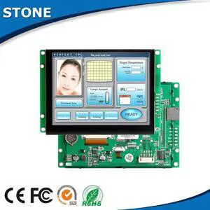 4.3 Inch Capacitive Touch Screen Monitor With RS232 TFT LCD Controller