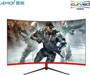 27 inch LED Monitor Gaming 165HZ PC 1MS Respons 1080P 27" LCD Monitors Curved Display Full HD input Widescreen /VGA