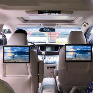 10.1" Android 8.0 Car 4G WiFi Headrest Monitor with HD IPS Touch Screen Bluetooth Built-in Speaker MP5 Audio Video Player