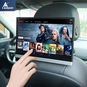 TV Headrest Monitor Touch Screen 13.3 Inch Android 9.0 4K 1080P WIFI/Bluetooth/USB/SD//FM/Mirror link movie Video player