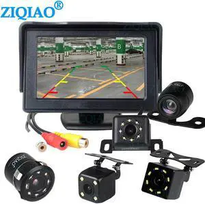 Monitor Rear View Monitor 4.3" TFT LCD Screen  Rearview Reverse Parking Monitor System with Rear View Camera Optional