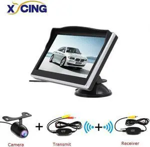 5 Inch Car Monitor TFT LCD 5" HD Digital 16:9 800*480 Screen 2 Way Video Input For Reverse Rear View Camera DVD VCD
