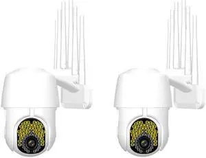 Camera 2MP 57 Lights Security Camera 320 degree 3D Navigation IP66 Waterproof Two-Way Intercom Monitor
