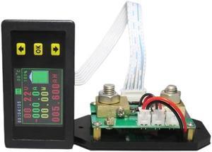 Display Multi-function Combo Meter Voltage Current KWh Watt Meter 1.8 inch Battery Capacity Power Monitoring