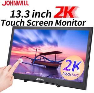 13.3"2K monitor touch screen 2560*1440P portable monitor  for notebook host advertising camera car mini TV PS4 xbox switch
