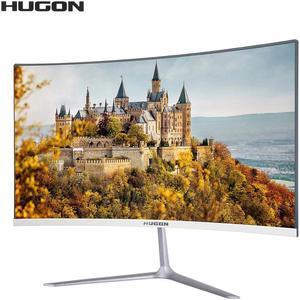 23.8 Inch 1920×1080P Curved Screen Monitor 60/75Hz HD Gaming 24/27" Computer Display VGA/ Interface