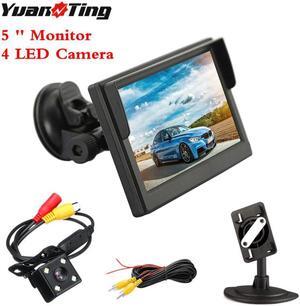 Universal LED Backup Waterproof Night Vision Reversing Camera + 5 inch TFT LCD Rear view Monitor Display Kit for car