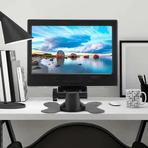 7in lcd monitor with stand Multi-function 800:1 1024x600 Display with Stand Support /VGA/AV Input (100-240V)