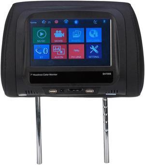 7 inch Car Headrest Monitor MP5 LCD Screen Car Video Player Support USB/SD/FM/Bluetooth/Phone Link