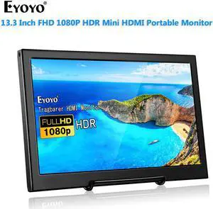 EM13 13.3" Portable IPS HDR 1920x1080 FHD Monitor Games LCD Screen With Mini  Monitor For PS3 PS4 Xbox One 360 Display