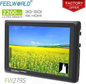 FW279S 7 Inch IPS 2200nits 3G-SDI 4K  Camera Field Monitor 1920X1200 DSLR Monitor for Shooting Video Filmmaking