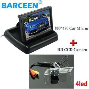 rear reserve camera bring 170 wide angle+ 4.3"  parking monitor for Mitsubishi Pajero Zinger L200 V3 V93 V5 V6 V8 V97